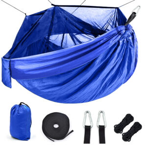 2-Person Mosquito Net Hammock - Blue